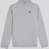 Lyle & Scott Kinder Sweatshirts<Kinder 1/4 Zip Sweatshirt LightGreyMarl
