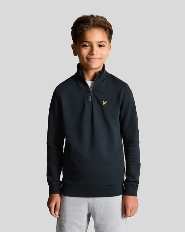 Lyle & Scott Kinder Sweatshirts<Kinder 1/4 Zip Sweatshirt DunkleMarine