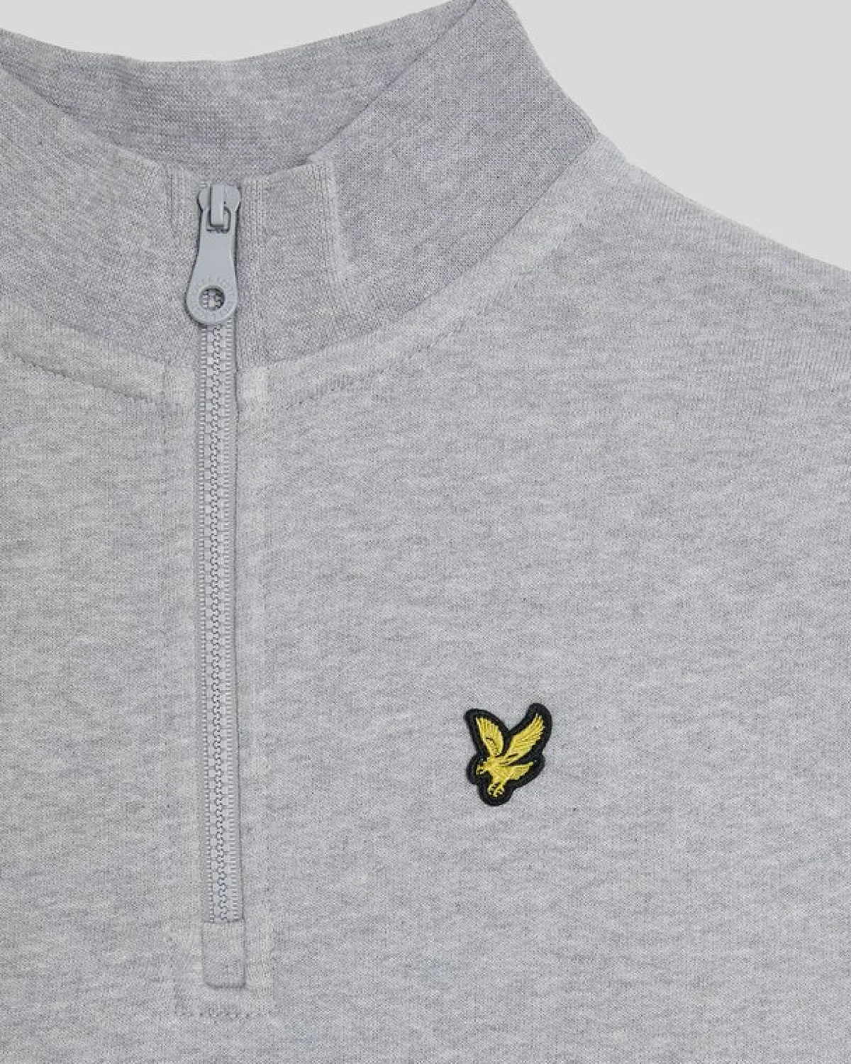 kinder__zip_sweatshirt_1-2.webp Lyle & Scott Kinder Sweatshirts<Kinder 1/4 Zip Sweatshirt LightGreyMarl