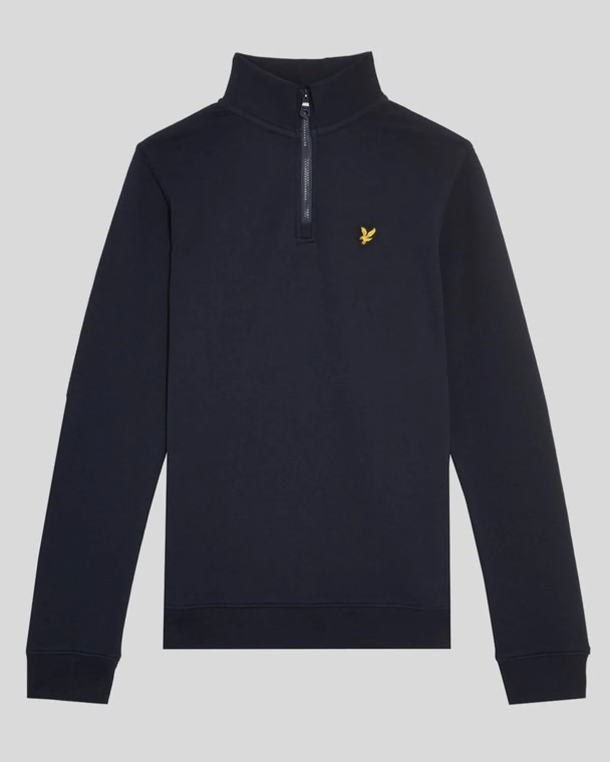 kinder__zip_sweatshirt_2.webp Lyle & Scott Kinder Sweatshirts<Kinder 1/4 Zip Sweatshirt DunkleMarine
