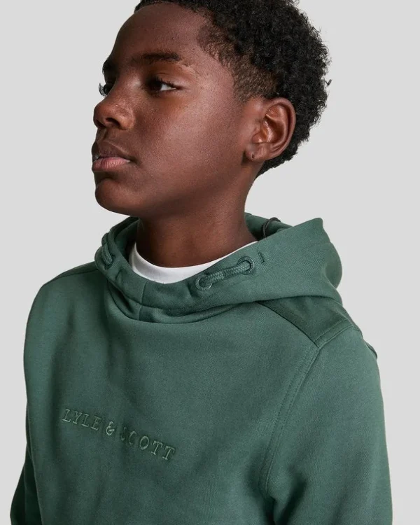 Lyle & Scott Kinder Kapuzenpullover<Kinder Cargo Tasche Hoodie ArgyleTeal