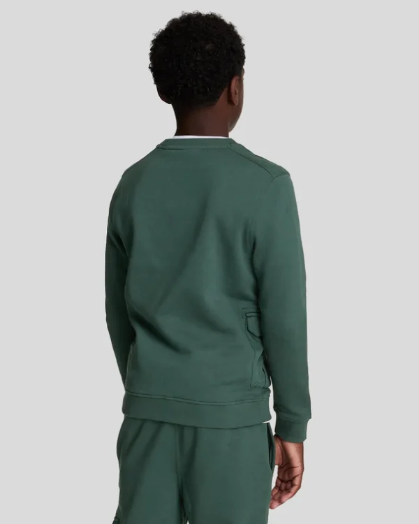 Lyle & Scott Kinder Sweatshirts<Kinder Cargo Tasche Sweatshirt ArgyleTeal