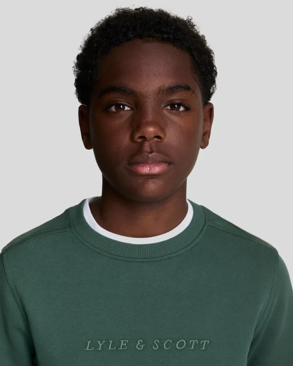 Lyle & Scott Kinder Sweatshirts<Kinder Cargo Tasche Sweatshirt ArgyleTeal