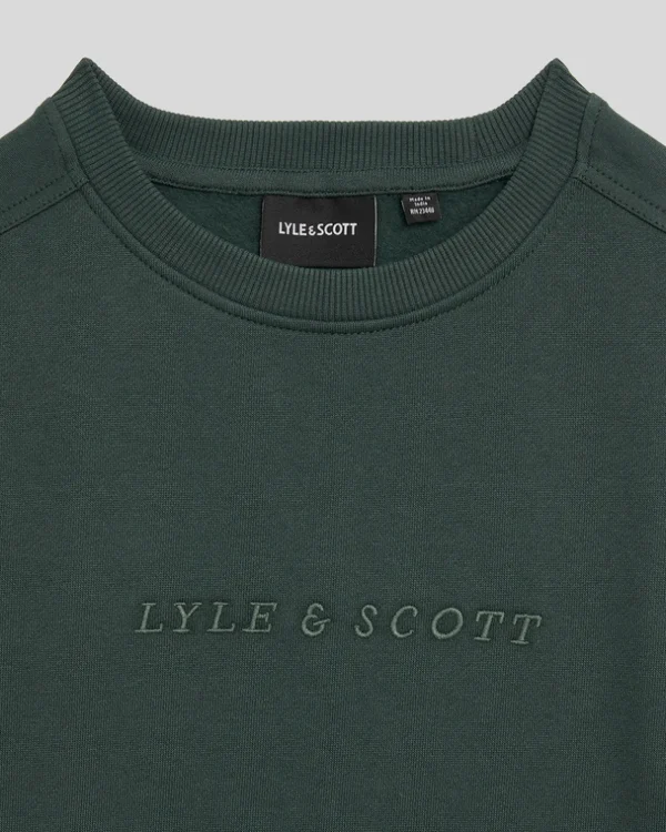 Lyle & Scott Kinder Sweatshirts<Kinder Cargo Tasche Sweatshirt ArgyleTeal