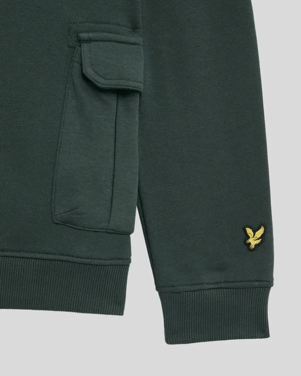 Lyle & Scott Kinder Sweatshirts<Kinder Cargo Tasche Sweatshirt ArgyleTeal