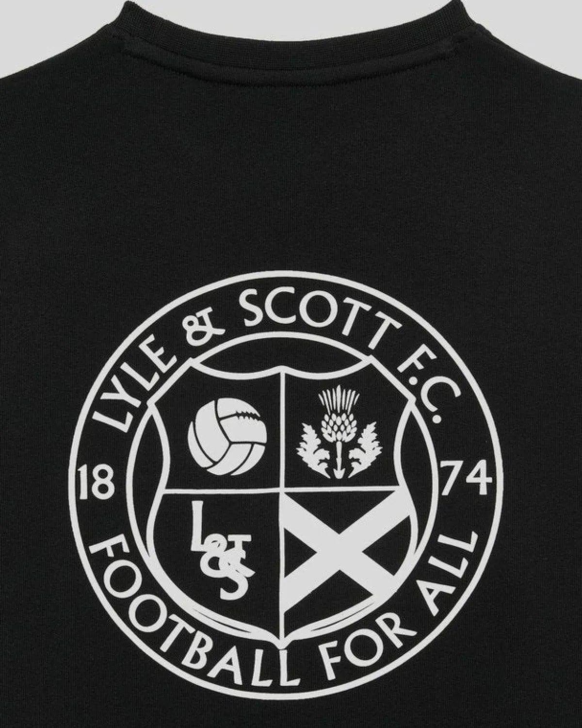 kinder_fuball_logo_rundhalsausschnitt_sweatshirt_2.webp Lyle & Scott Kinder Sweatshirts<Kinder Fußball Logo Rundhalsausschnitt Sweatshirt JetBlack