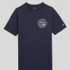 Lyle & Scott Kinder Polos & T-shirts<Kinder Fußball Logo T-Shirt Navy