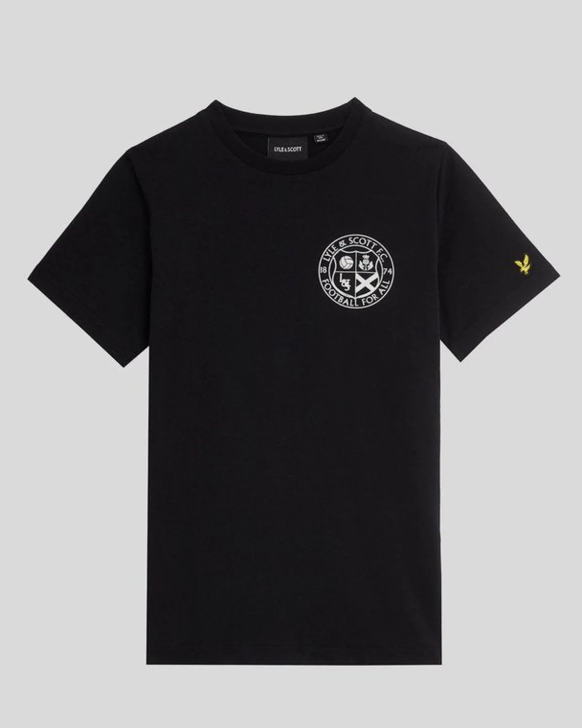 kinder_fuball_logo_tshirt_4.webp Lyle & Scott Kinder Polos & T-shirts<Kinder Fußball Logo T-Shirt JetBlack