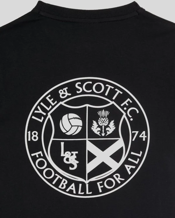 Lyle & Scott Kinder Polos & T-shirts<Kinder Fußball Logo T-Shirt JetBlack