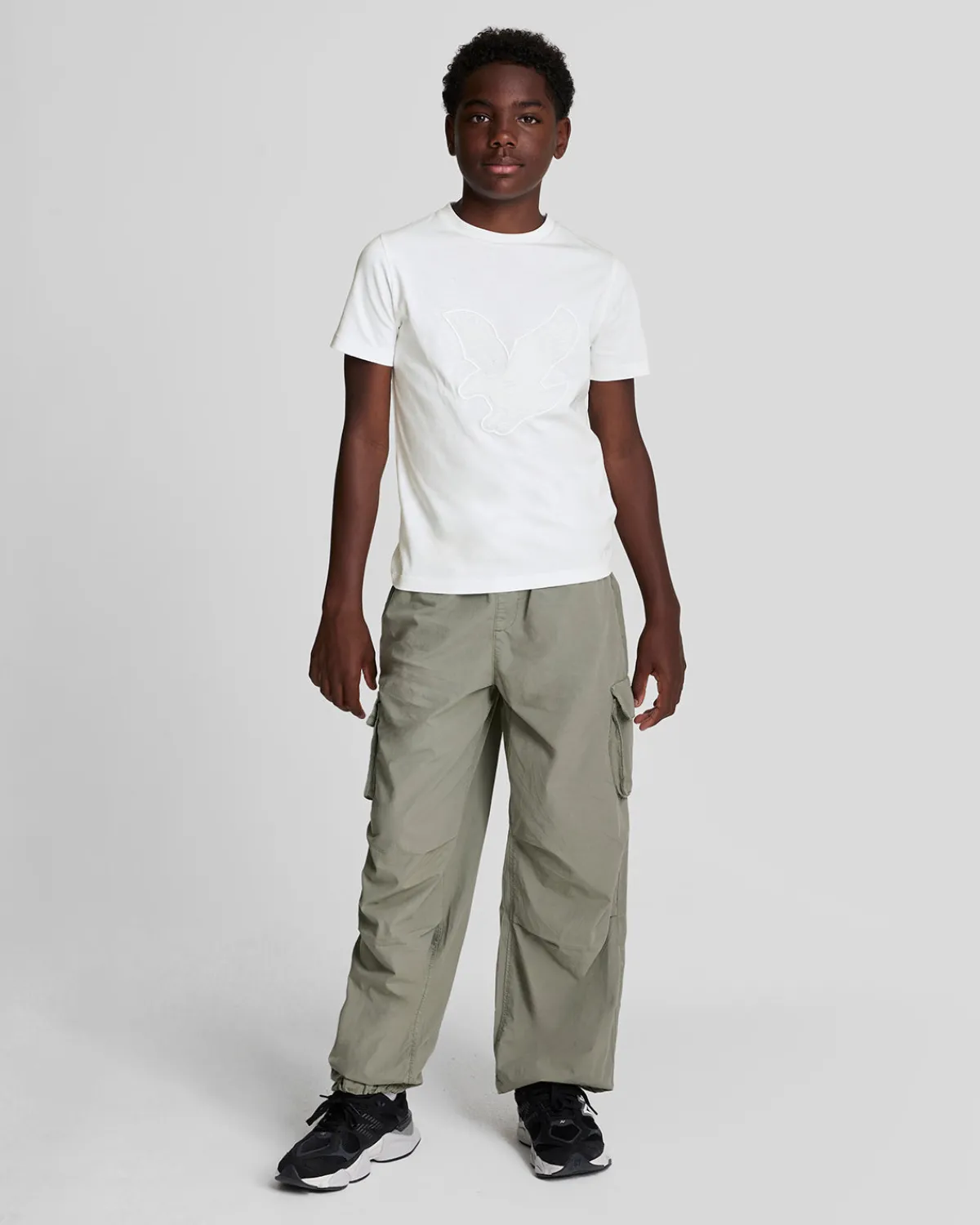 kinder_grafik_eagle_tshirt_0.webp Lyle & Scott Kinder Polos & T-shirts<Kinder Grafik Eagle T-Shirt White