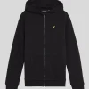 Lyle & Scott Kinder Kapuzenpullover<Kinder Kapuzenpulli mit Reißverschluss Pechschwarz
