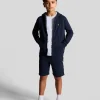 Lyle & Scott Kinder Kapuzenpullover<Kinder Kapuzenpulli mit Reißverschluss Marine