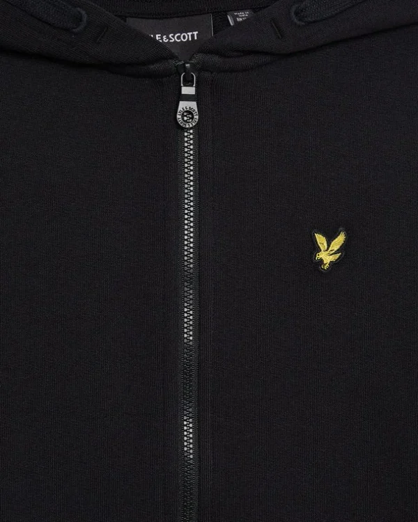 Lyle & Scott Kinder Kapuzenpullover<Kinder Kapuzenpulli mit Reißverschluss Pechschwarz
