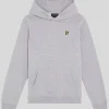 Lyle & Scott Kinder Kapuzenpullover<Kinder Pullover Hoodie HellgraueMergel