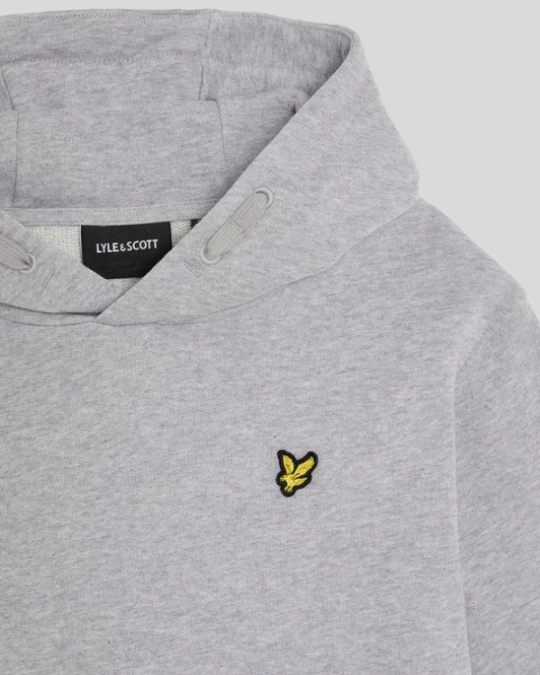 Lyle & Scott Kinder Kapuzenpullover<Kinder Pullover Hoodie HellgraueMergel