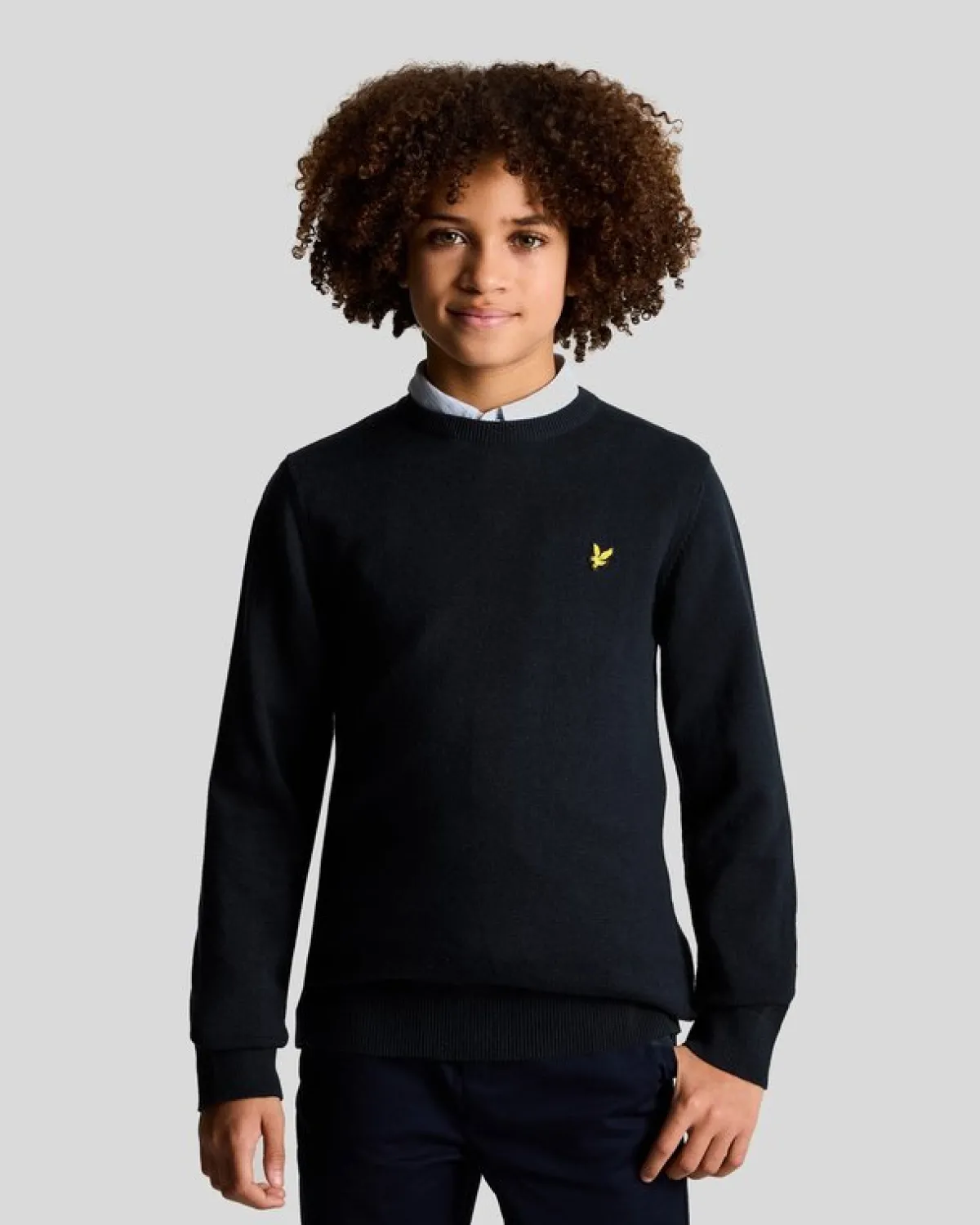 kinder_pullover_mit_rundhalsausschnitt_aus_baumwolle_0-1.webp Lyle & Scott Kinder Pullover & Strickwaren<Kinder Pullover mit Rundhalsausschnitt aus Baumwolle DunkleMarine