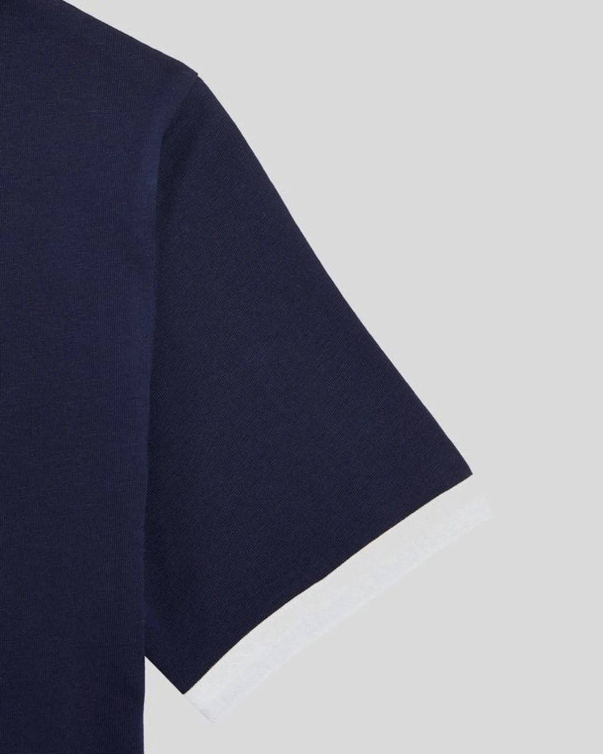 kinder_ringer_tshirt_2.webp Lyle & Scott Kinder Polos & T-shirts<Kinder Ringer T-Shirt Marine/Weiß