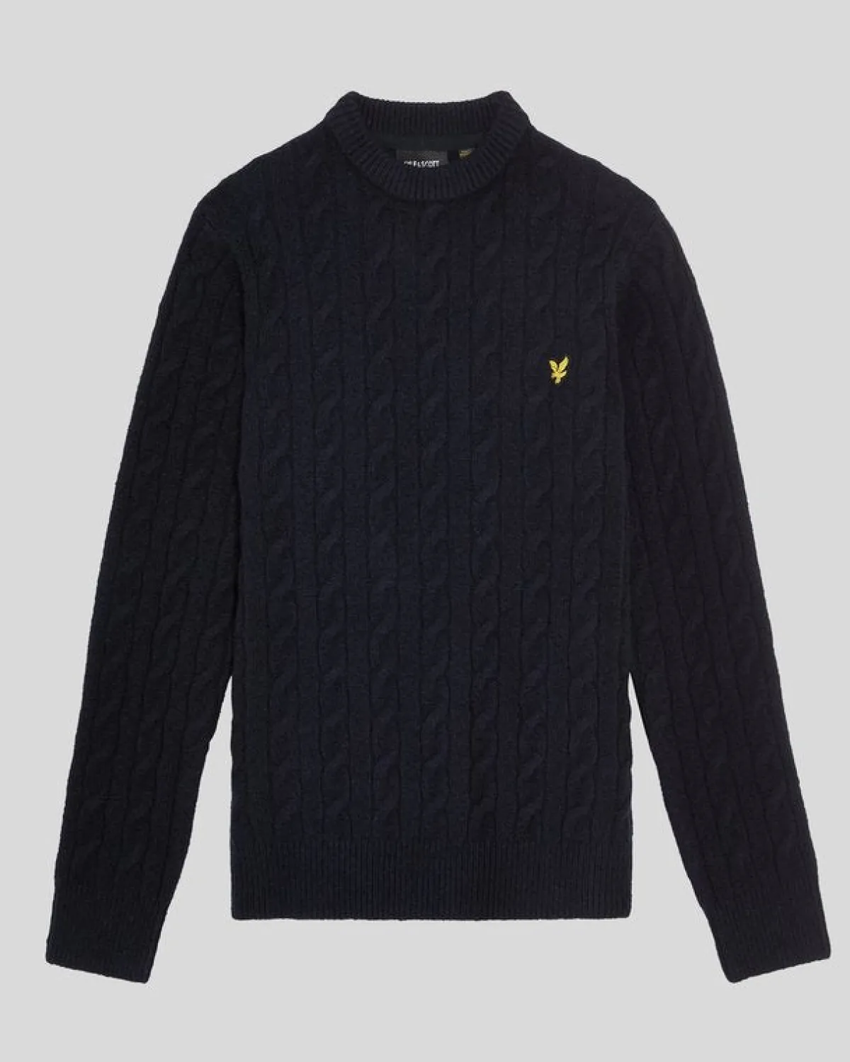 kinder_rundhalspullover_mit_kabel_0.webp Lyle & Scott Kinder Pullover & Strickwaren<Kinder Rundhals-Pullover mit Kabel DarkNavy
