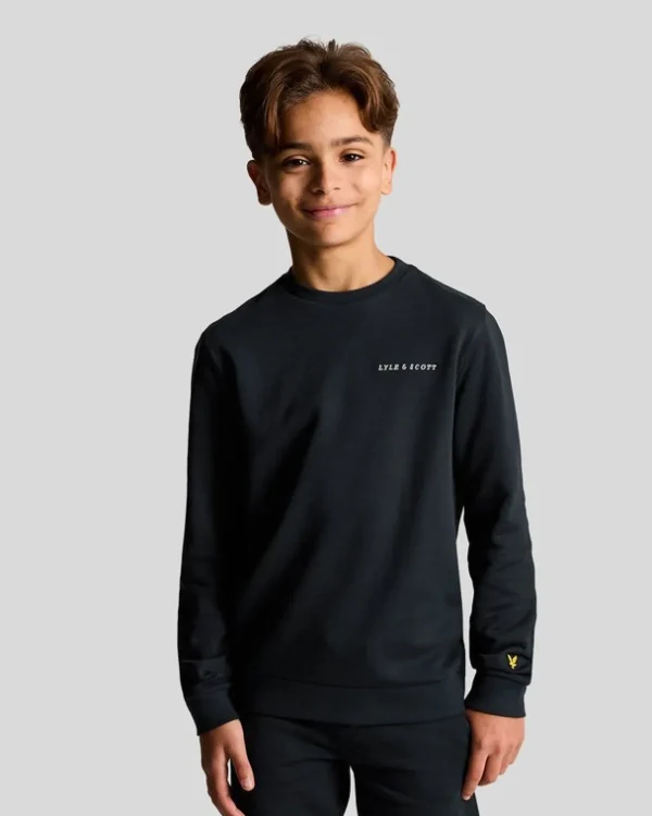 Lyle & Scott Kinder Sweatshirts<Kinder Script Sweatshirt mit Rundhalsausschnitt DunkleMarine