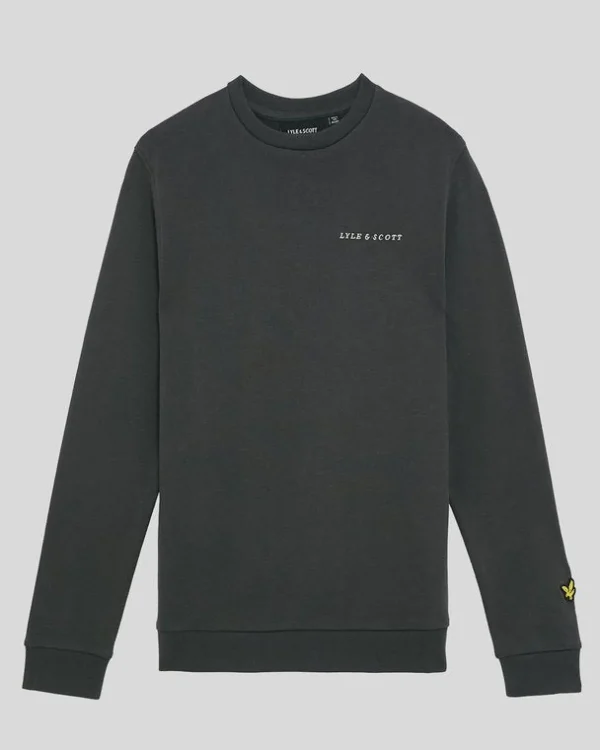 Lyle & Scott Kinder Sweatshirts<Kinder Script Sweatshirt mit Rundhalsausschnitt Gunmetal