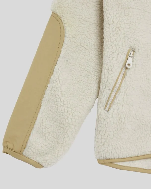 Lyle & Scott Kinder Mäntel & Jacken<Kinder Sherpa Fleecejacke mit gewebtem Besatz Cove