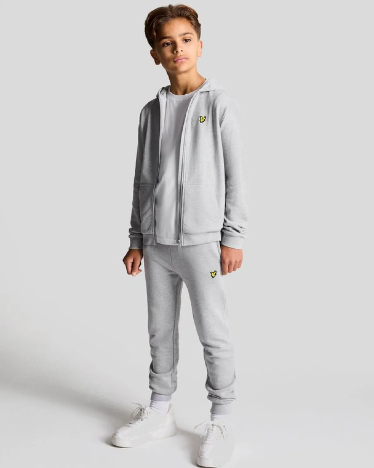 kinder_skinny_sweat_pant_1.webp Lyle & Scott Kinder Unterseiten<Kinder Skinny Sweat Pant HellgraueMergel