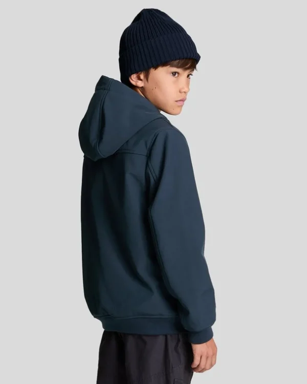 Lyle & Scott Kinder Mäntel & Jacken<Kinder Softshell Jacke mit Kapuze DarkNavy