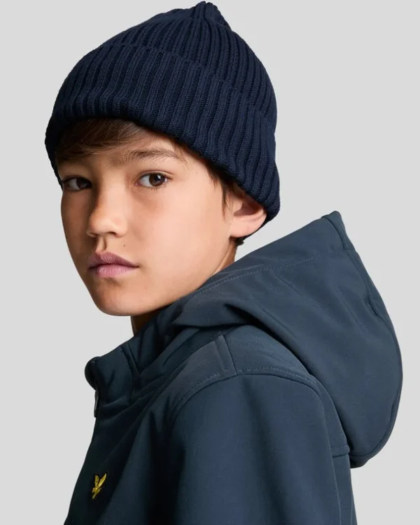 Lyle & Scott Kinder Mäntel & Jacken<Kinder Softshell Jacke mit Kapuze DarkNavy