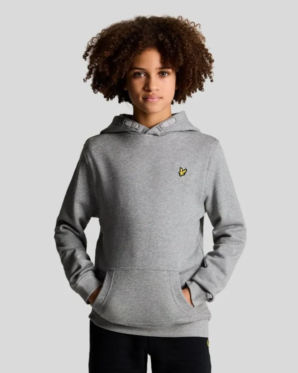 Lyle & Scott Kinder Sweatshirts<Kinder Sweatshirt mit Rundhalsausschnitt HellgraueMergel