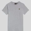 Lyle & Scott Kinder Polos & T-shirts<Kinder T-Shirt einfarbig HellgraueMergel