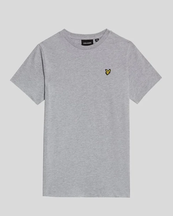 Lyle & Scott Kinder Polos & T-shirts<Kinder T-Shirt einfarbig HellgraueMergel