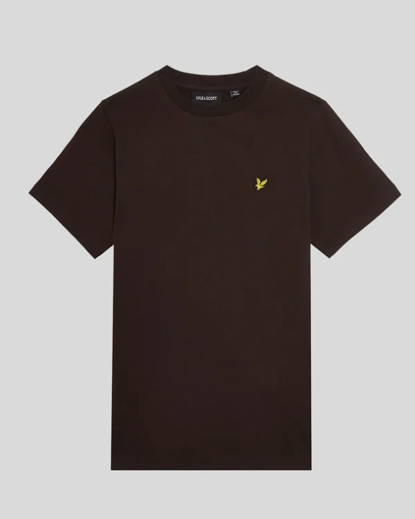 Lyle & Scott Kinder Polos & T-shirts<Kinder T-Shirt einfarbig Sediment