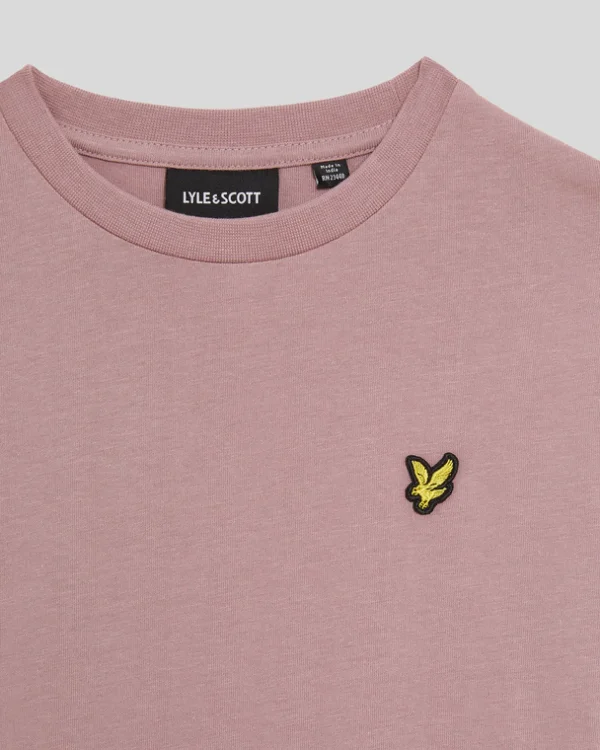 Lyle & Scott Kinder Polos & T-shirts<Kinder T-Shirt einfarbig MountainThistle