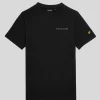 Lyle & Scott Kinder Polos & T-shirts<Kinder T-Shirt mit gestickter Schrift JetBlack