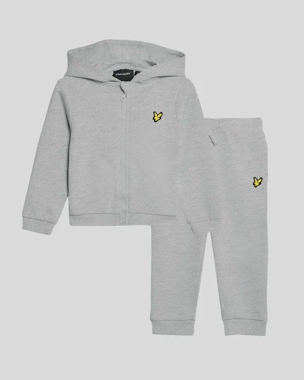 Lyle & Scott Babys & Kleinkinder<Kleinkind Kapuzenpulli & Jogger Set mit Reißverschluss LightGreyMarl