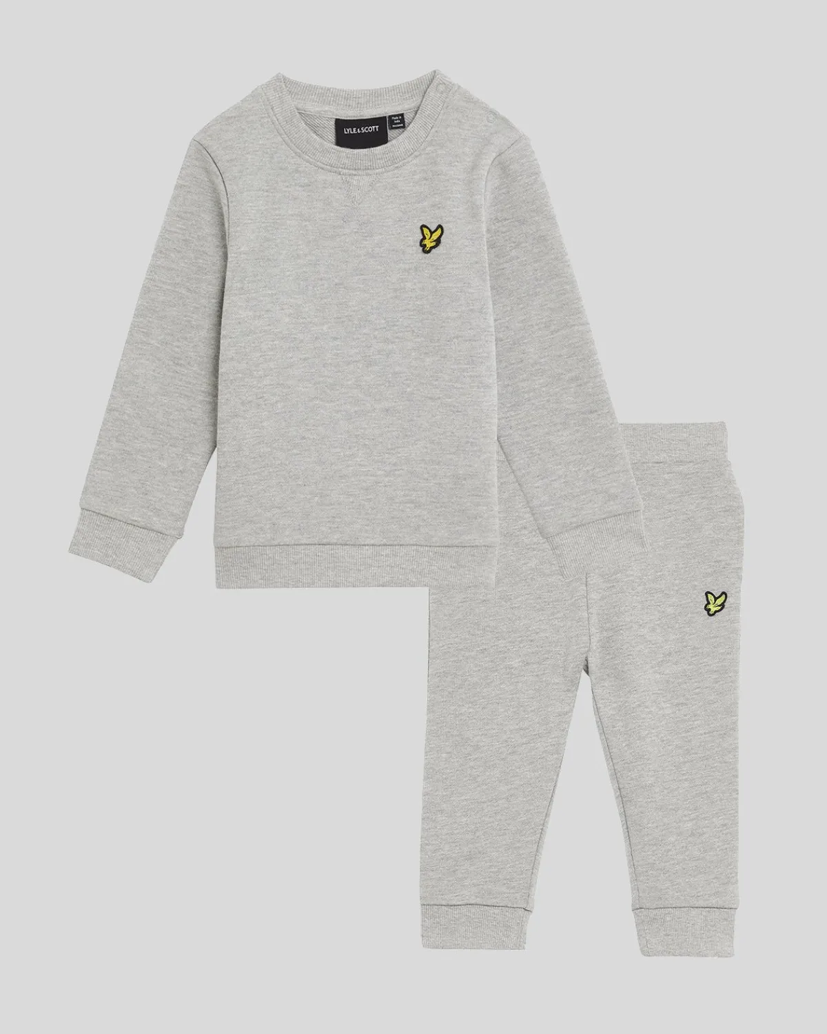 kleinkind_rundhalsausschnitt__jogger_set_0.webp Lyle & Scott Babys & Kleinkinder<Kleinkind Rundhalsausschnitt & Jogger Set LightGreyMarl