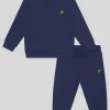 Lyle & Scott Babys & Kleinkinder<Kleinkind Sweatshirt mit Rundhalsausschnitt & Jogger Set Navy