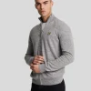 Lyle & Scott Pullover & Strickwaren<Lambswool Blend Zip Through Cardigan MidGreyMarl