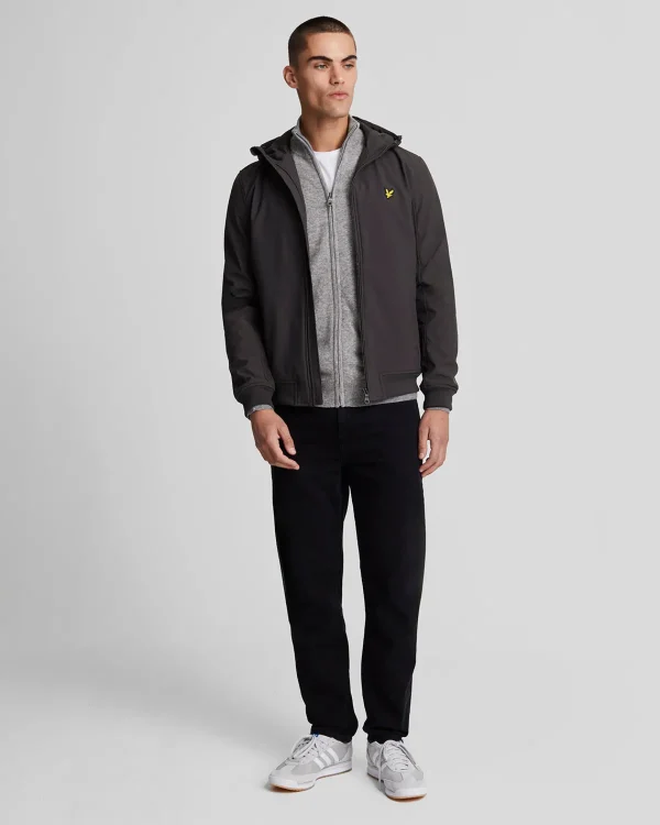 Lyle & Scott Pullover & Strickwaren<Lambswool Blend Zip Through Cardigan MidGreyMarl
