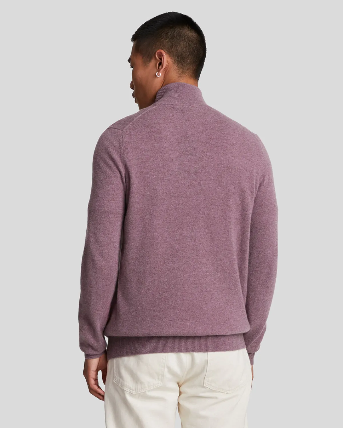 lambswool_blend_zip_through_cardigan_2-1.webp Lyle & Scott Pullover & Strickwaren<Lambswool Blend Zip Through Cardigan HighlandMauveMarl