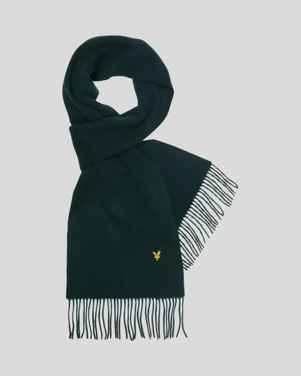 Lyle & Scott Schals & Handschuhe<Lambswool-Schal Dunkelgrün