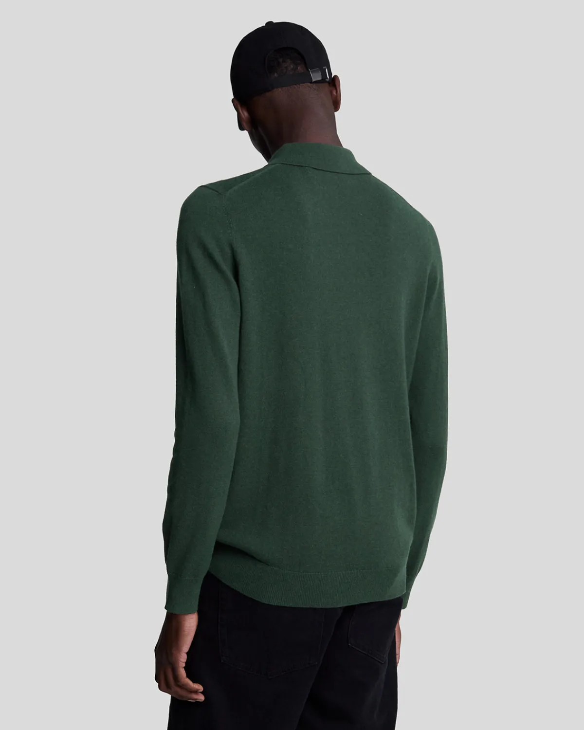langrmeliges_gestricktes_poloshirt_aus_baumwolle_und_merino_2-2.webp Lyle & Scott Polohemden<Langärmeliges gestricktes Poloshirt aus Baumwolle und Merino ArgyleTeal