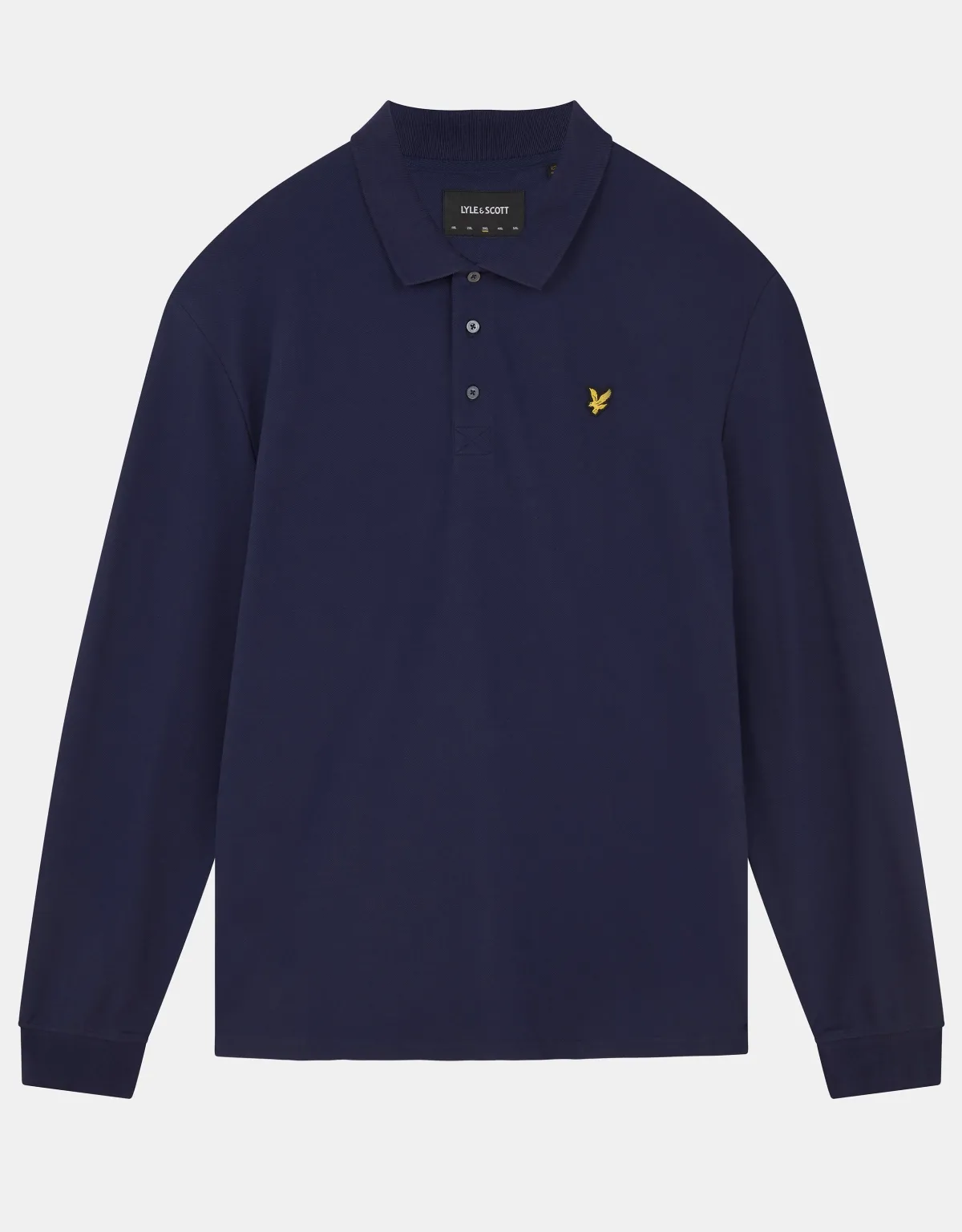 langrmeliges_polohemd_0-2.webp Lyle & Scott Polohemden<Langärmeliges Polohemd Marine
