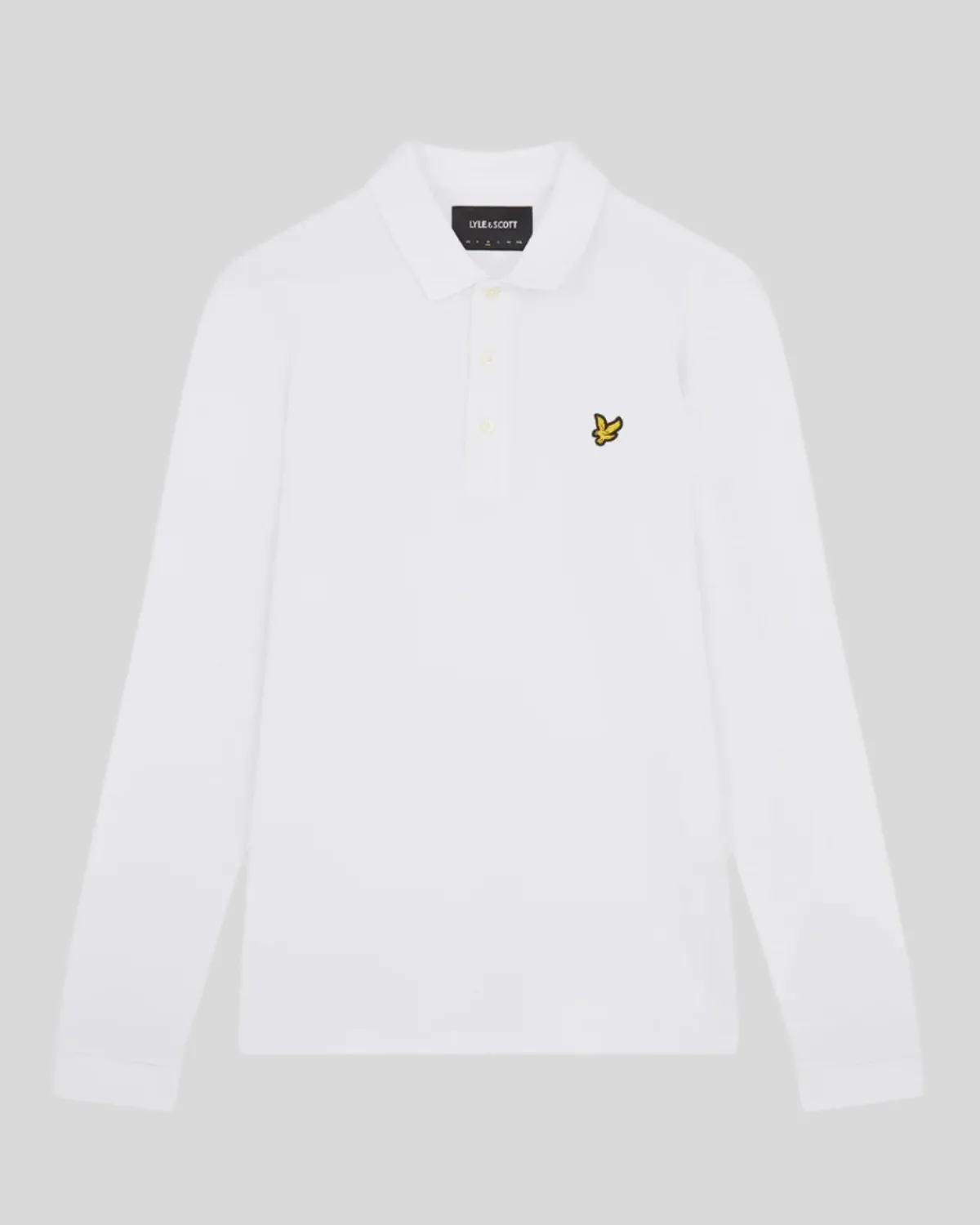 langrmeliges_polohemd_4-1.webp Lyle & Scott Polohemden<Langärmeliges Polohemd Weiss