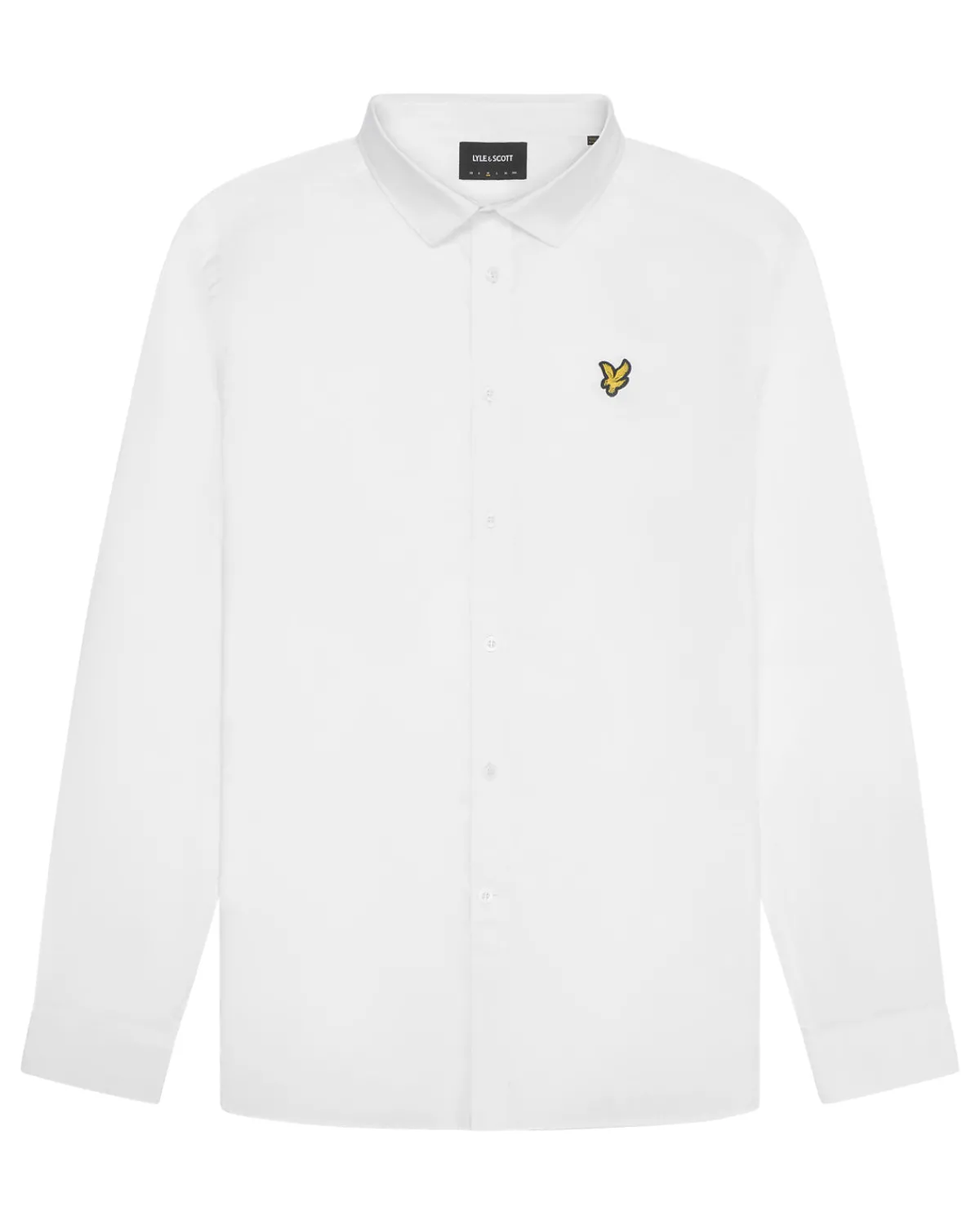 langrmeliges_popelinehemd_4.webp Lyle & Scott Hemden<Langärmeliges Popeline-Hemd White
