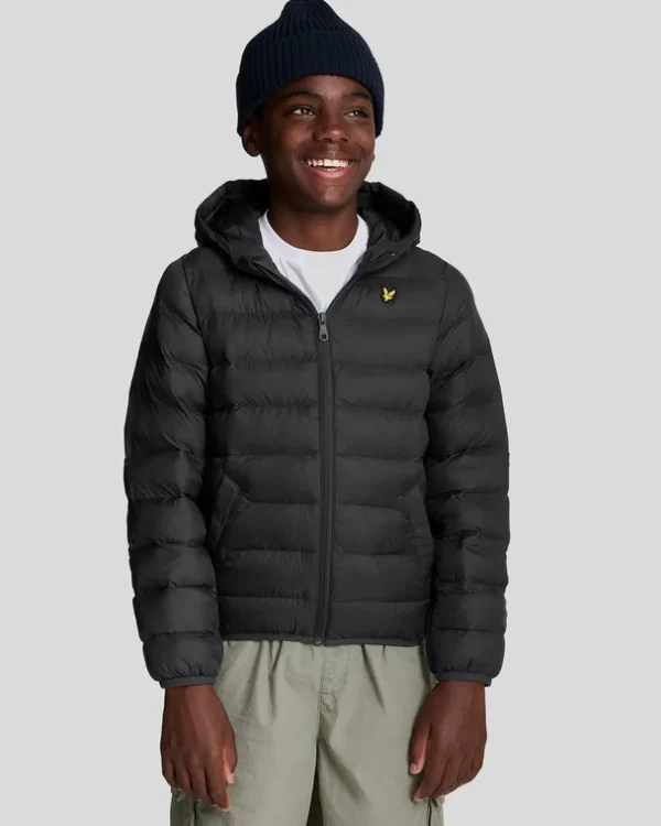 Lyle & Scott Kinder Mäntel & Jacken<Leichte Kinder-Pufferjacke Pechschwarz