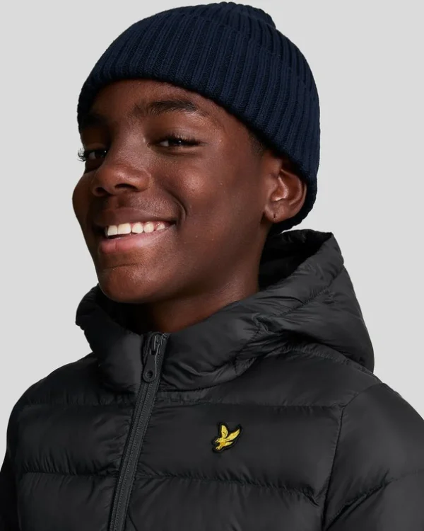 Lyle & Scott Kinder Mäntel & Jacken<Leichte Kinder-Pufferjacke Pechschwarz
