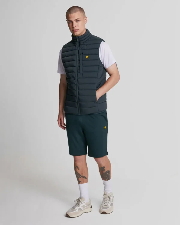 Lyle & Scott Sportbekleidung | Mäntel & Jacken<Leichte Sport Stretch Steppweste DarkNavy