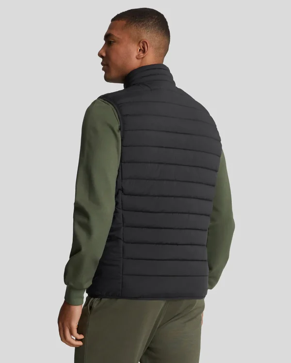 Lyle & Scott Sportbekleidung | Mäntel & Jacken<Leichte Sport Stretch Steppweste JetBlack