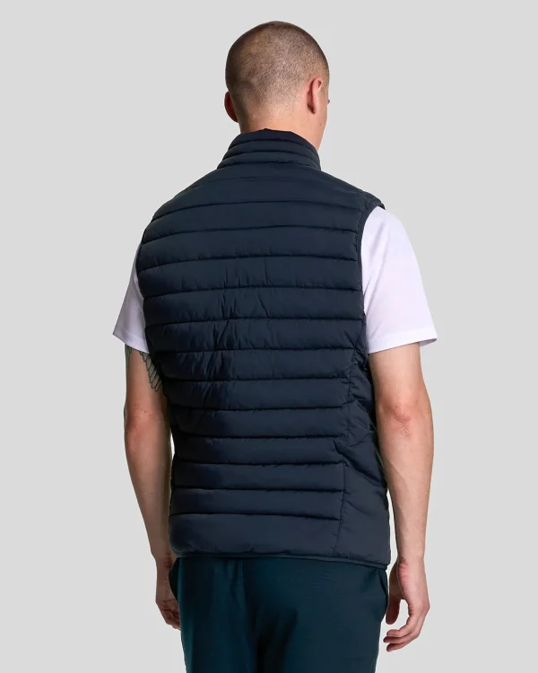 Lyle & Scott Sportbekleidung | Mäntel & Jacken<Leichte Sport Stretch Steppweste DarkNavy